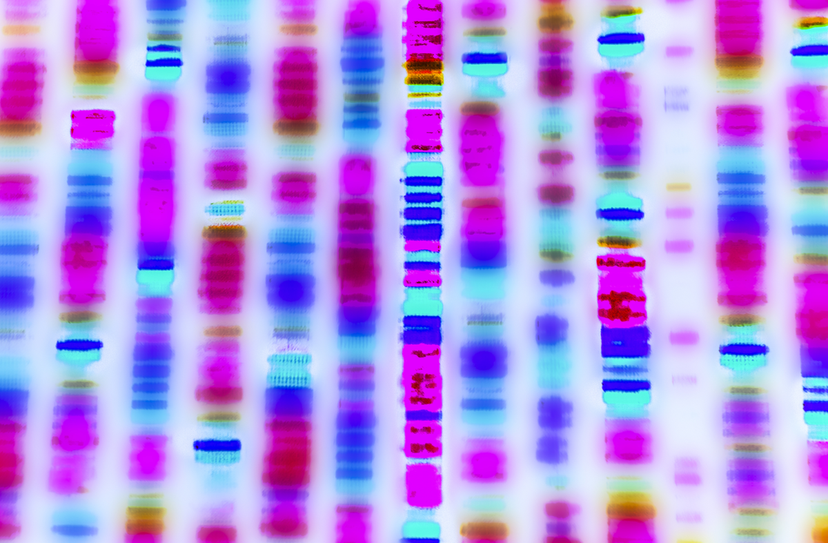 Colourful representation of genetic code