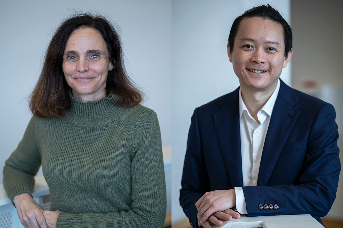 Drs. Cynthia Hawkins and Xi Huang