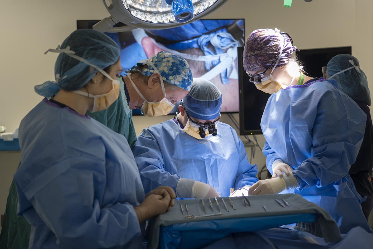 SickKids surgeons at the operating table