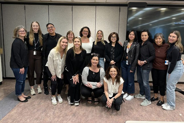 The 4C Medical Short Stay team posing for a group photo