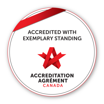 Accreditation with Exemplary Standing Logo (Accreditation Canada)